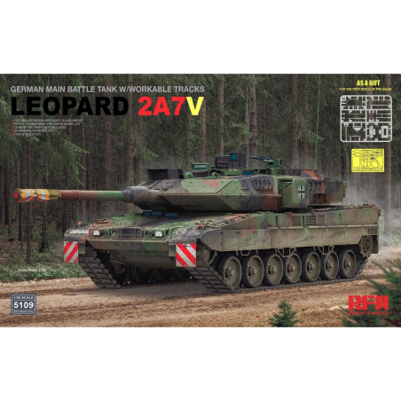 Maquette  RYE FIELD MODEL: 1/35; German Leopard 2A7V Main Battle Tank