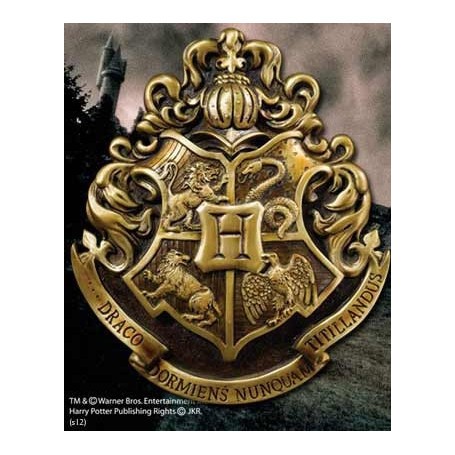  Harry Potter décoration murale Hogwarts School Crest 28 x 31 cm