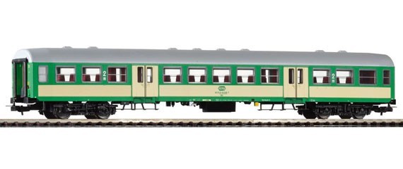 Trains miniatures : matériel remorqué - VOITURE REGIO 2 CL PKP-H0-Piko