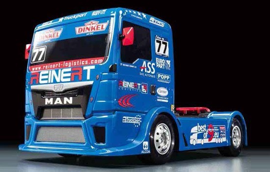 Camion rc - MAN TGS Reinert Racing TT01E-1/14-Tamiya RC