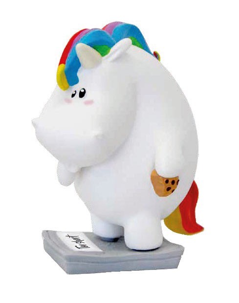 Mini-figurines - Chubby Unicorn figurine Chubby Unicorn on scale 7 cm-