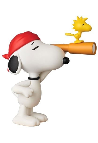 Mini-figurines - Peanuts mini figurine Medicom UDF série 5 Pirate Snoo