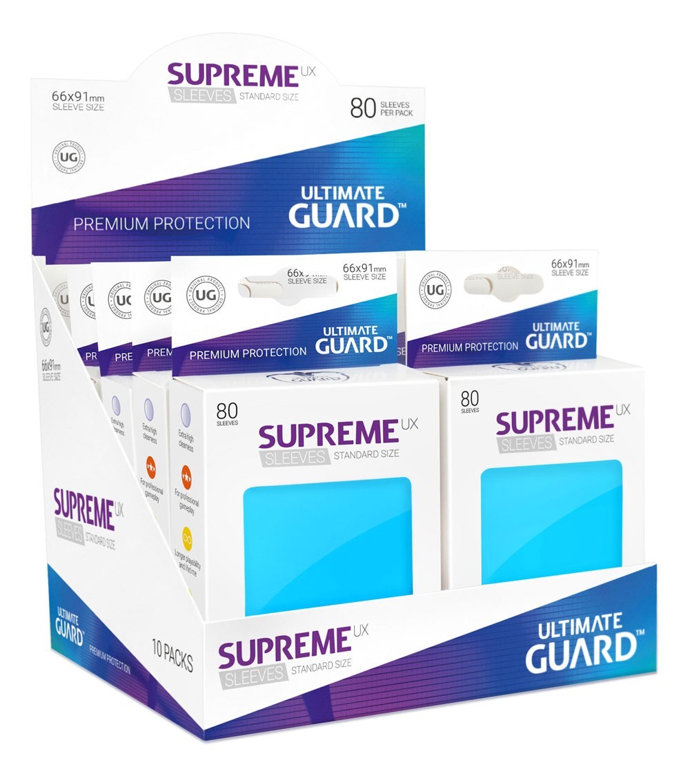 Pochettes pour cartes (taille standard) - Ultimate Guard 80 pochettes 