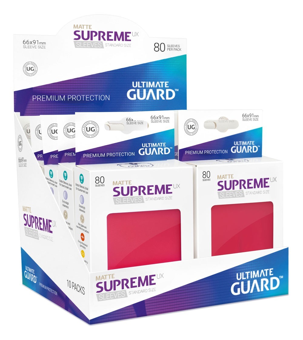 Pochettes pour cartes (taille standard) - Ultimate Guard 80 pochettes 