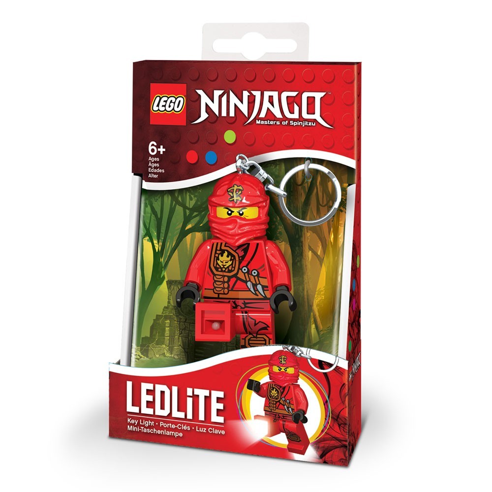 Porte-clés - Lego Ninjago mini lampe de poche avec chaînette Kai--Lego
