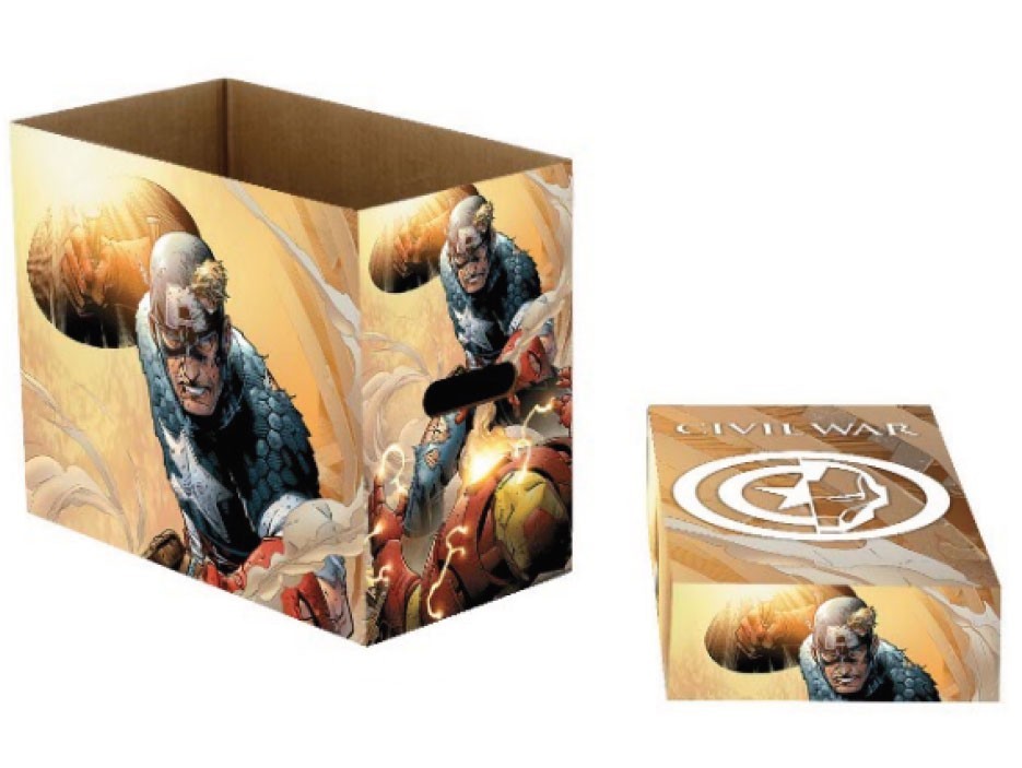 Stockage et protection Comics - Marvel Comics boîtes de rangement Capt