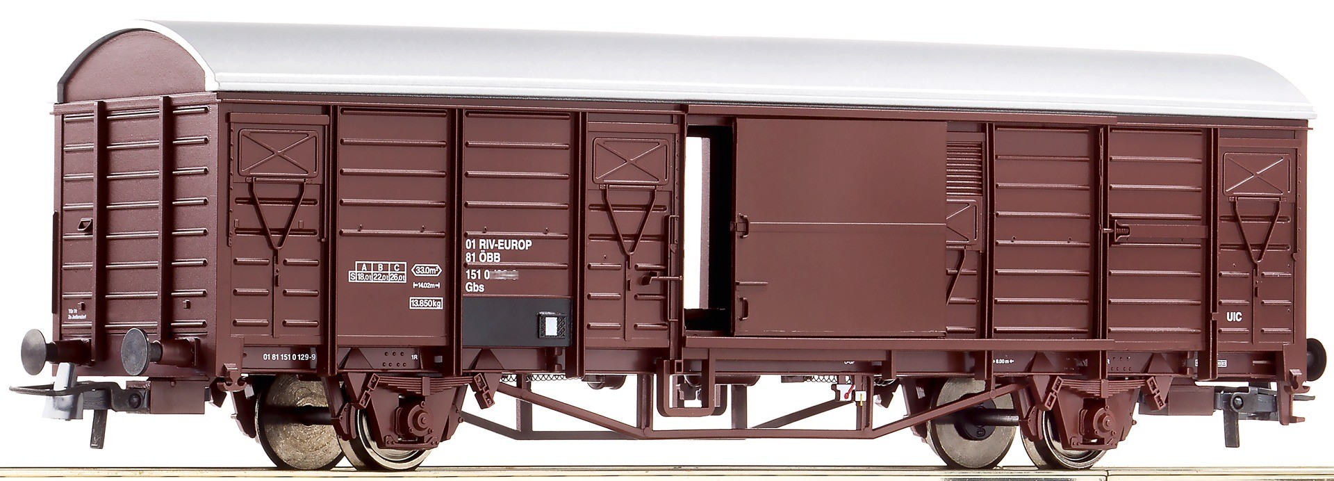 Trains miniatures : matériel remorqué - Freight Car Gbs, ÖBB-H0-Roco-F