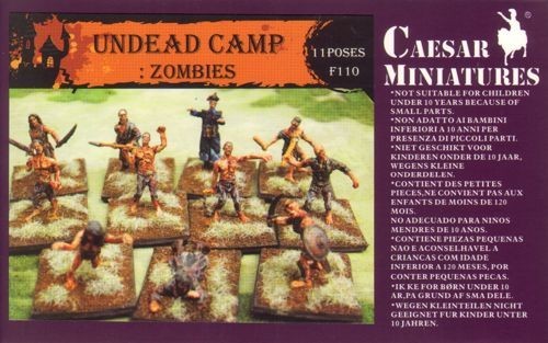 Figurines - Undead Camp: Zombies-1/72-Caesar Miniatures