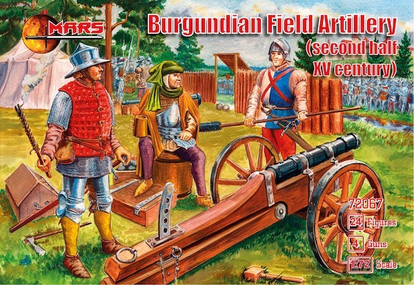 Figurines - Artillerie de campagne bourguignonne (seconde moitié du XV