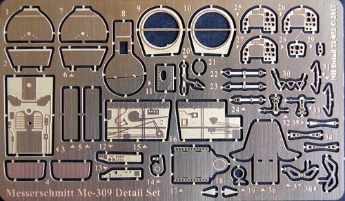 Accessoires - Ensemble de détails Messerschmitt Me-309 (conçu pour êtr