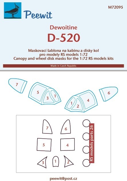 Accessoires - Dewoitine D-520 (conçu pour être utilisé avec les kits d