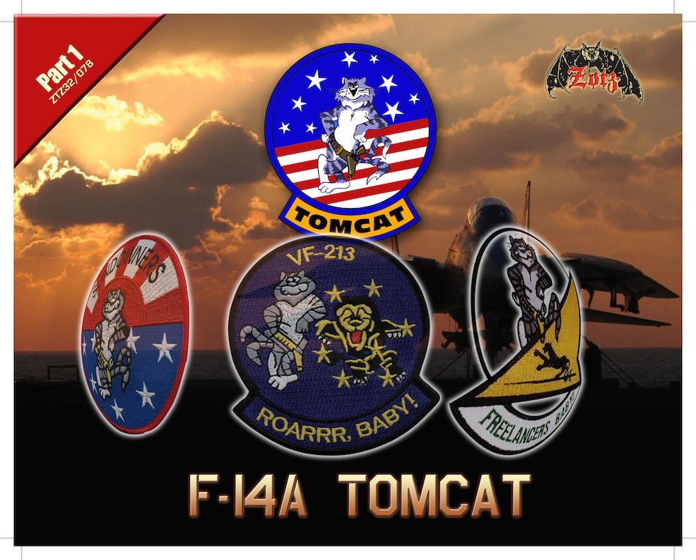 Accessoires - Décal Grumman F-14A Tomcat pt.1- 1/32-Zotz