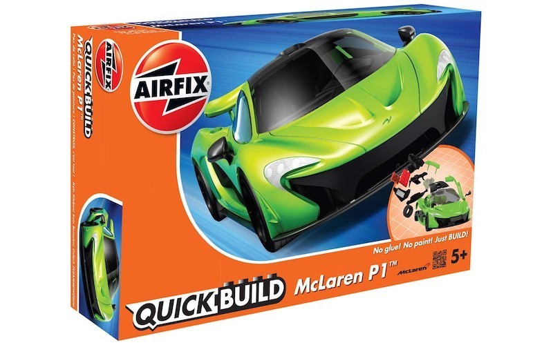 Maquette de voiture - McLaren P1 nouvelle couleur BUILD rapide (pas de