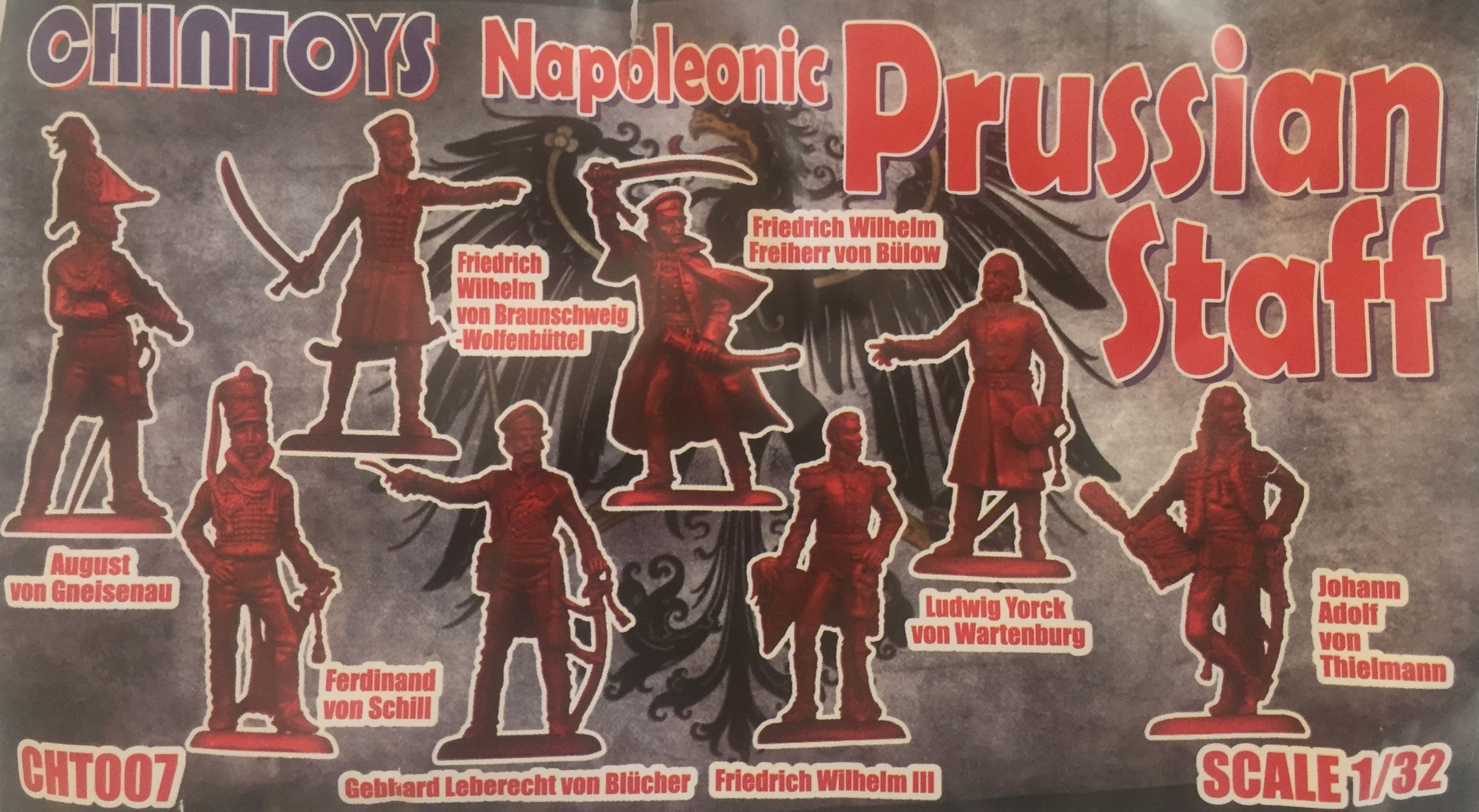 Figurines - Personnel prussien napoléonien (NO BOX. CELA EST POLI BAGG