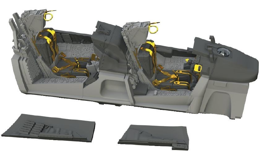 Accessoires - Grumman F-14A Tomcat cockpit (conçu pour être utilisé av