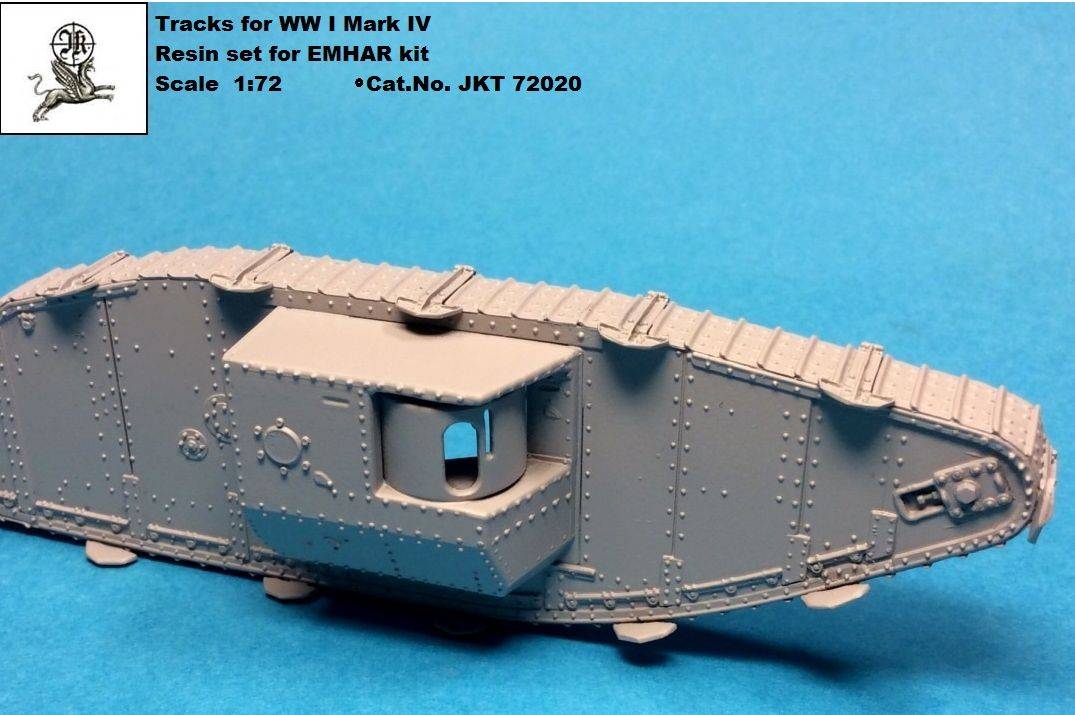 Accessoires - Pistes pour la Première Guerre mondiale char Mark IV ave