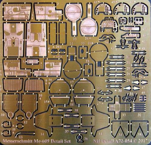 Accessoires - Ensemble de détails Messerschmitt Me-609 (conçu pour êtr