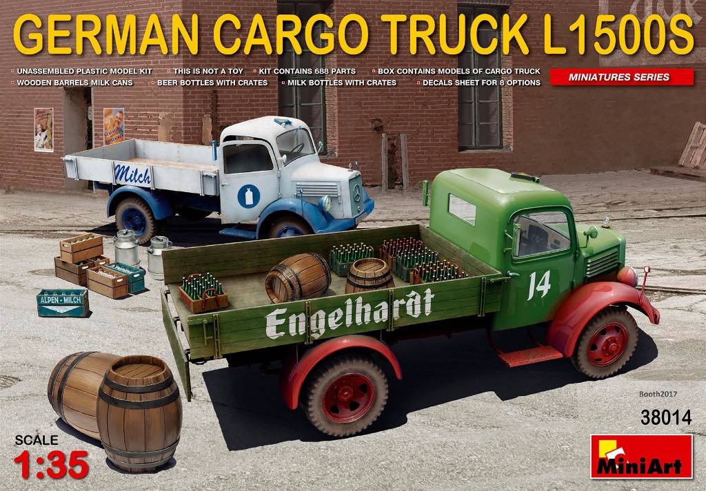 Maquette de véhicules civil - L1500S camion de fret allemand- 1/35 -Mi