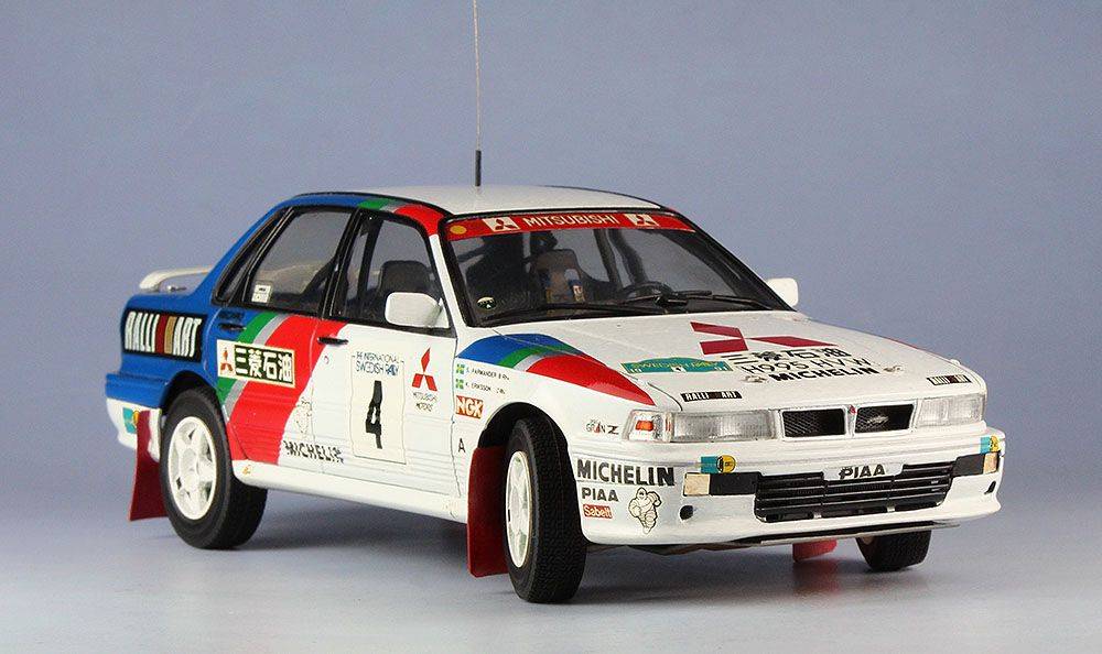 Maquette de voiture - Mitsubishi Galant VR-4 1991 Monte-Carlo / Rallye