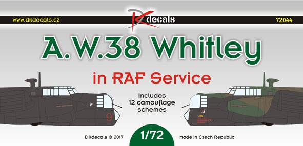 Accessoires - Décal Whitley dans RAF Service1. Whitley Mk.II, K7220, P