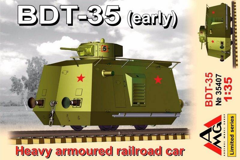 Maquette de bateau - BDT-35 Heavy Armored Train WWII- 1/35 -Arsenal M