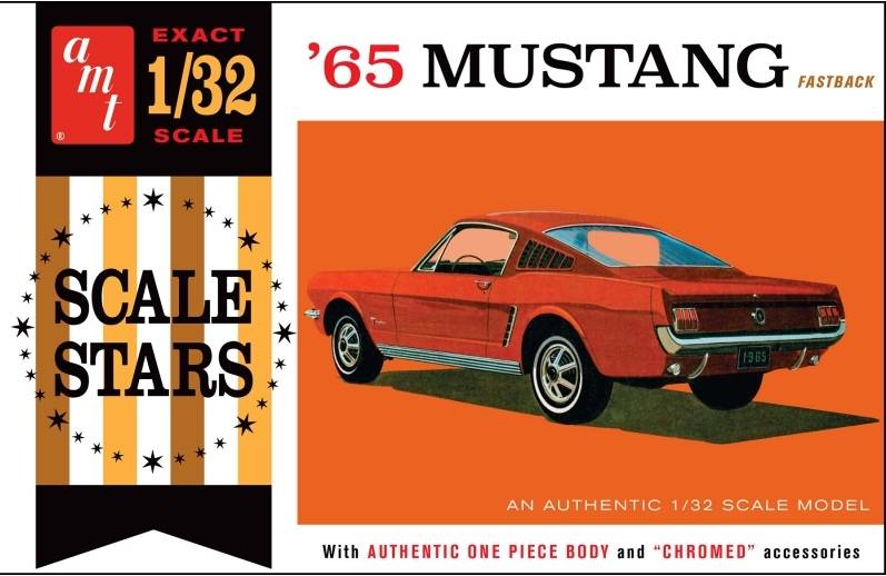 Maquette de voiture - 1965 Ford Mustang Fastback- 1/25 -AMT/ERTL