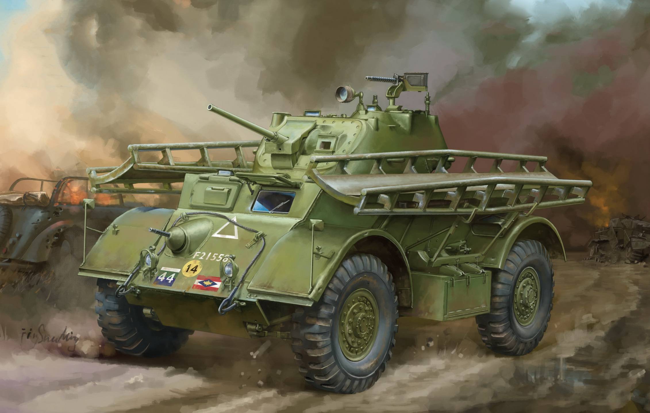 Maquette militaire - T17E1 STAGHOUND MK.I Voiture blindée (production 
