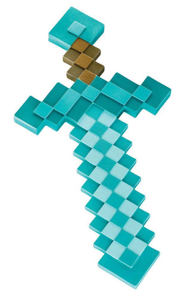 Armes - Minecraft réplique plastique Diamond Sword 51 cm--Autre