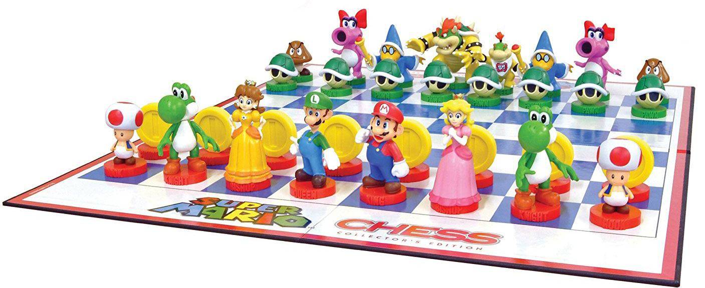 Jeux d´échecs - Super Mario jeu d´échecs Tin Box--USAopoly