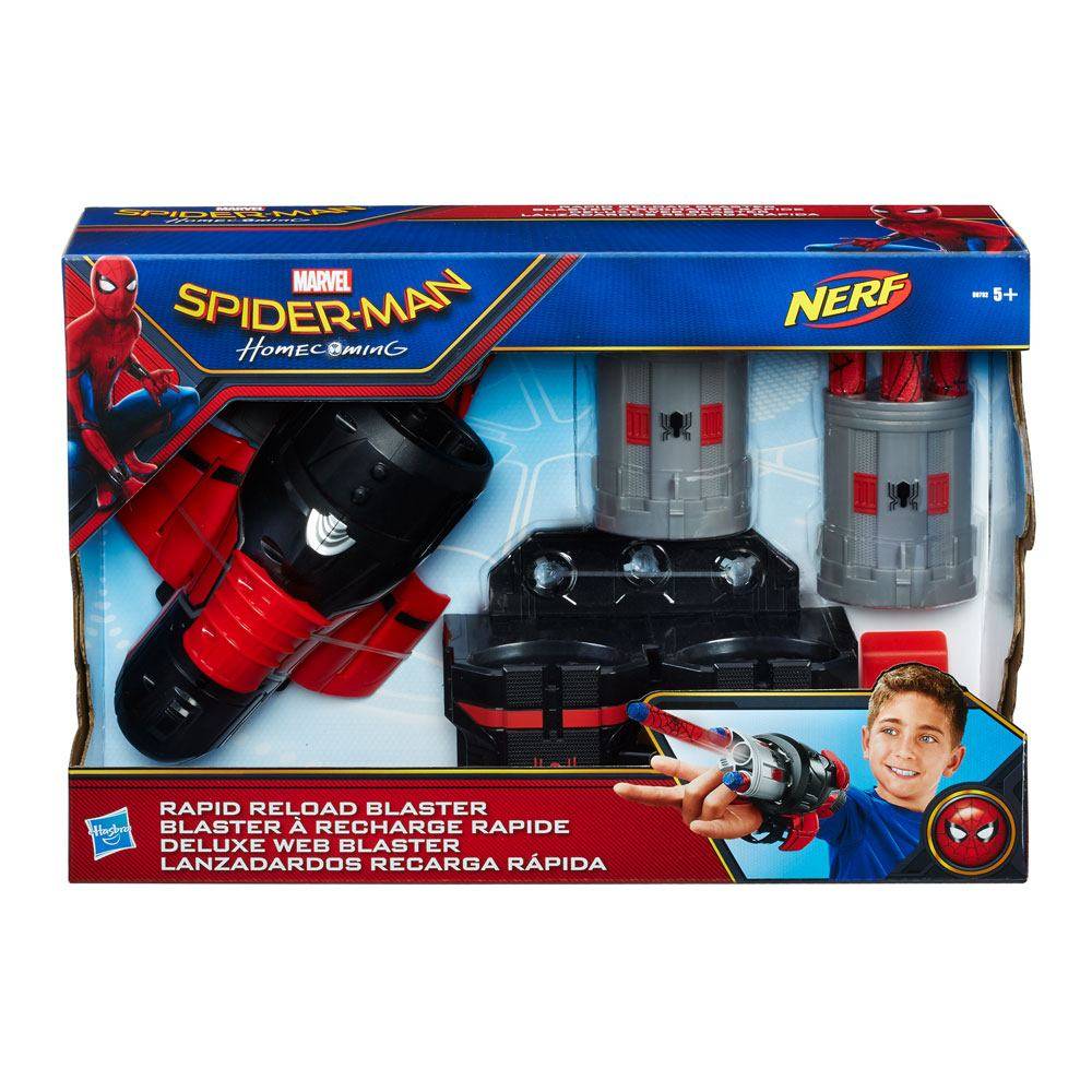 Jouets - Spider-Man Homecoming blaster à recharge rapide--Hasbro
