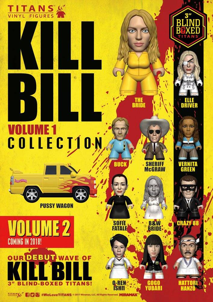 Mini-figurines - Kill Bill présentoir trading figures Volume 1 Collect