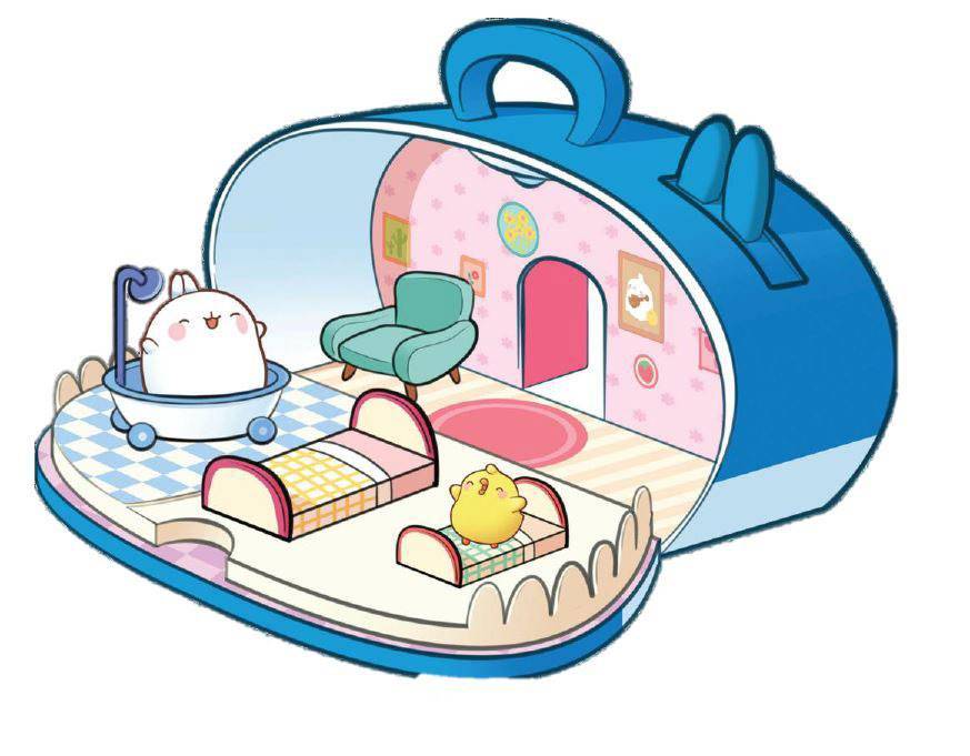 Playsets - Molang playset 3in1--Tomy