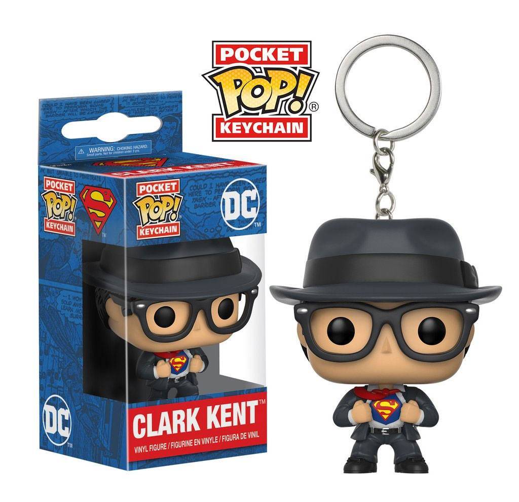 Porte-clés - DC Comics porte-clés Pocket POP! Vinyl Clark Kent 4 cm--F