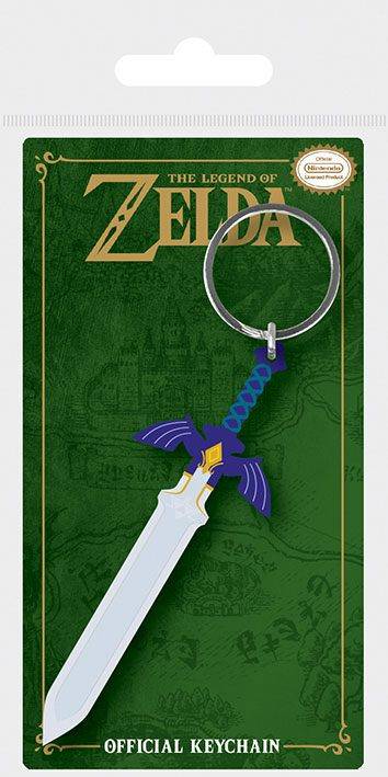 Porte-clés - Legend of Zelda porte-clés caoutchouc Master Sword 6 cm--