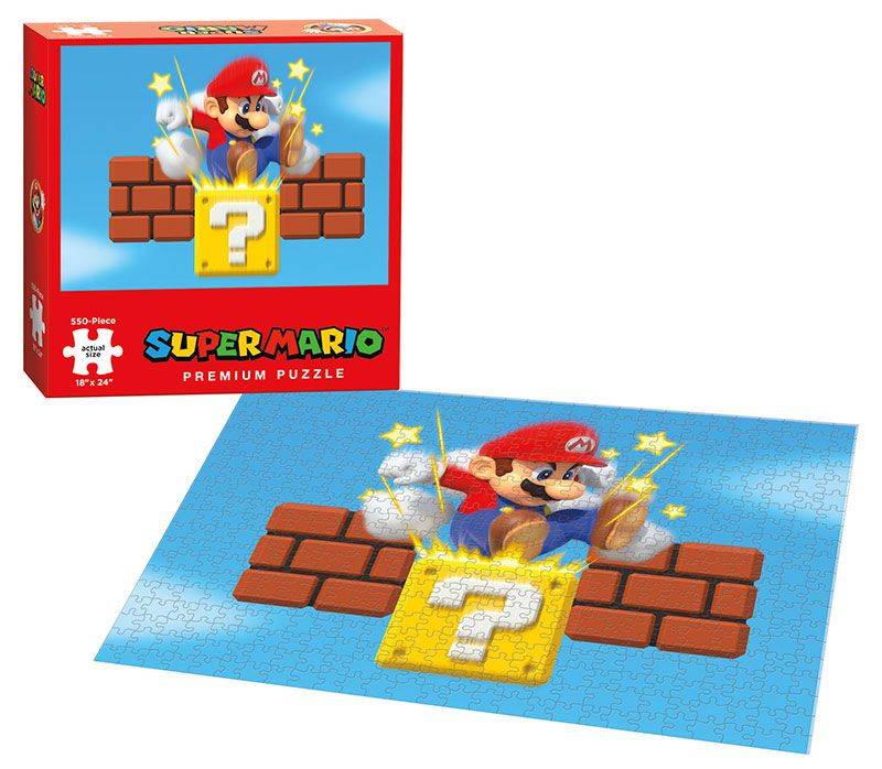 Puzzles - Puzzle Super Mario Bros. Puzzle Ground Pound--USAopoly