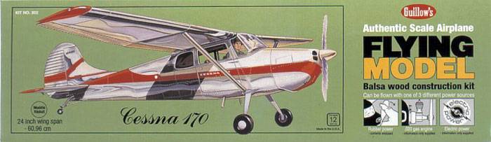 Avion rc - CESSNA 170--GUILLOWS