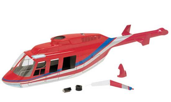 Drone / quadricoptere - Drone Fuselage Long Ranger Rouge--HIROBO