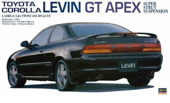 Maquette de voiture - TOYOTA Corola LEVIN GT 1/24- 1/24 -Hasegawa