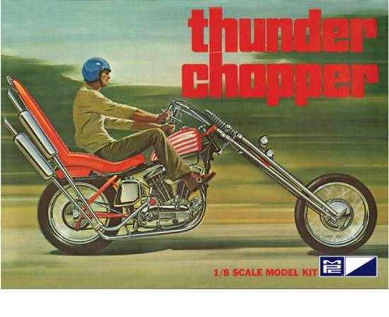 Maquette de moto - Thunder Chopper Bike 1/8--MPC
