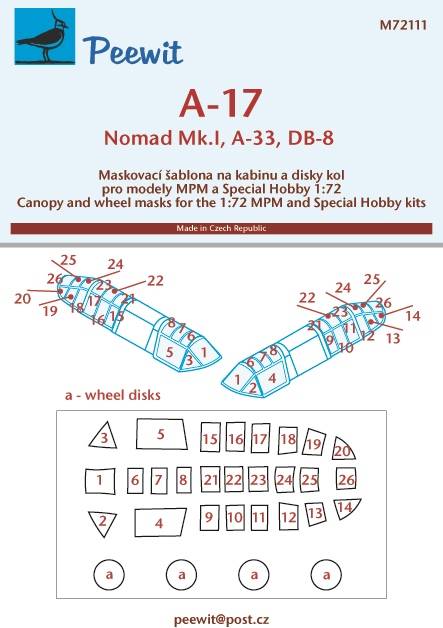 Accessoires - Northrop A-17A / Nomad Mk.I (conçu pour être utilisé ave