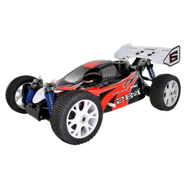 Voiture RC : piste/touring - BUGGY 2B4 ROUGE 4X4 SUPER COMBO- 1/8 -RC 