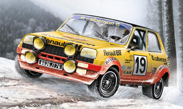 Maquette de voiture - Renault R5 Alpine rally- 1/24 -Italeri