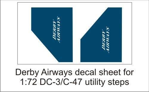 Accessoires - Décal Decal Airways feuille de décalque-1: 72 étapes DC-