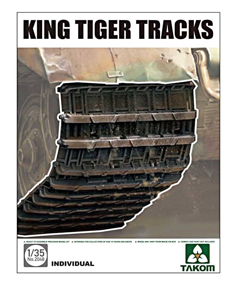Accessoires - Pz.Kpfw.VI Roi Tiger Tracks (conçu pour être utilisé ave