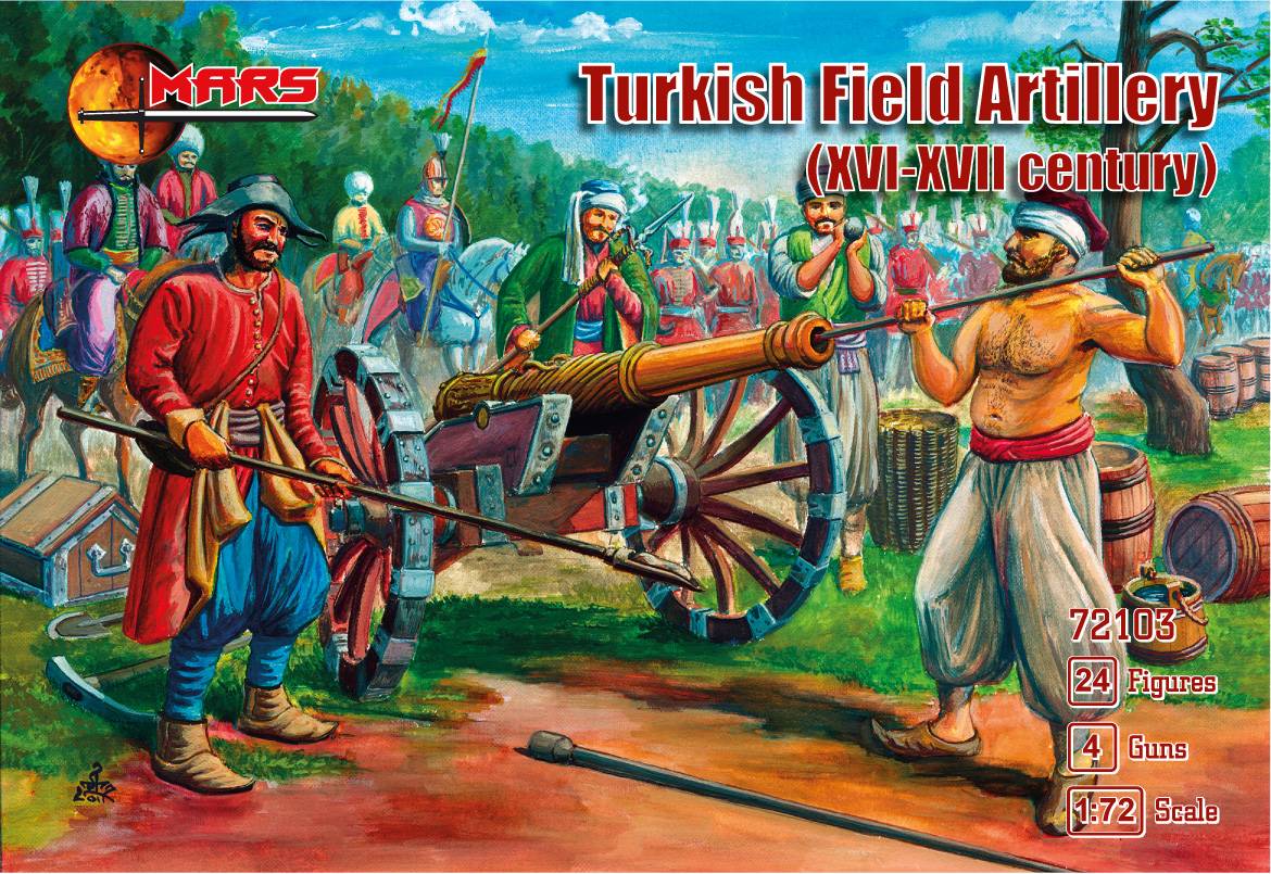 Figurines - Artillerie de campagne turque (XVI-XVII siècle)-1/72-MARS