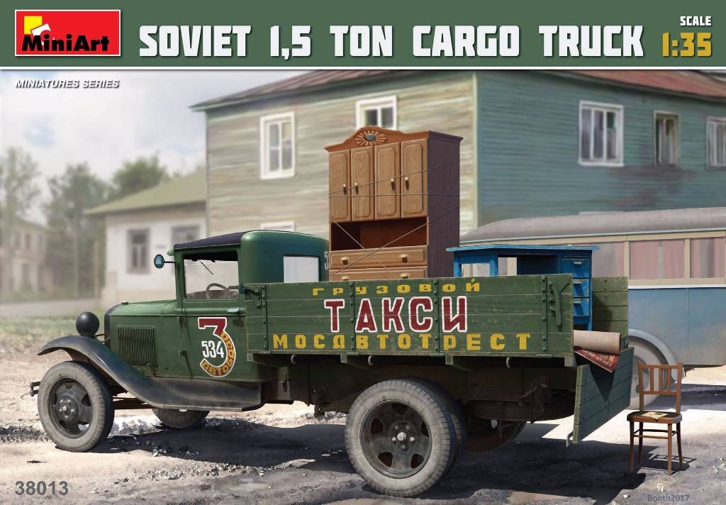 Figurines - CHARIOT CARGO SOVIETIQUE 1,5 TON- 1/35 -Mini Art