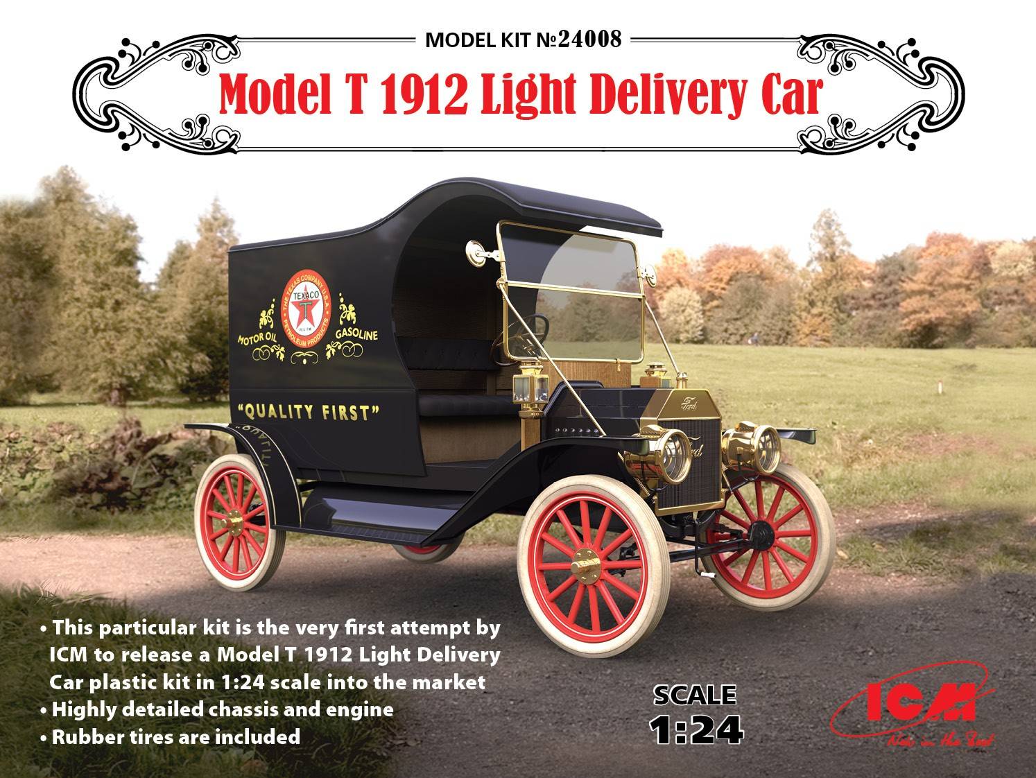 Maquette de voiture - Modèle T 1912 Light Livraison voiture Ce kit par