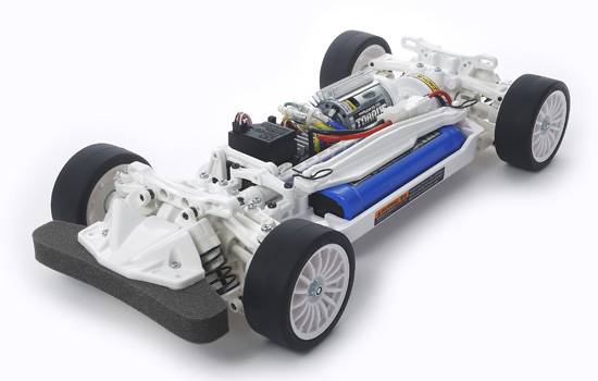 Formule 1 rc - TT-02 chassis kit blanc-1/10-Tamiya