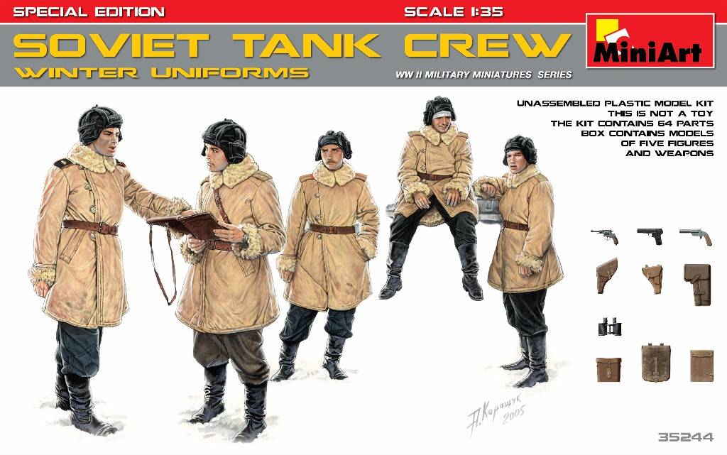 Figurines - Équipage de réservoir soviétique (uniformes d'hiver) Éditi