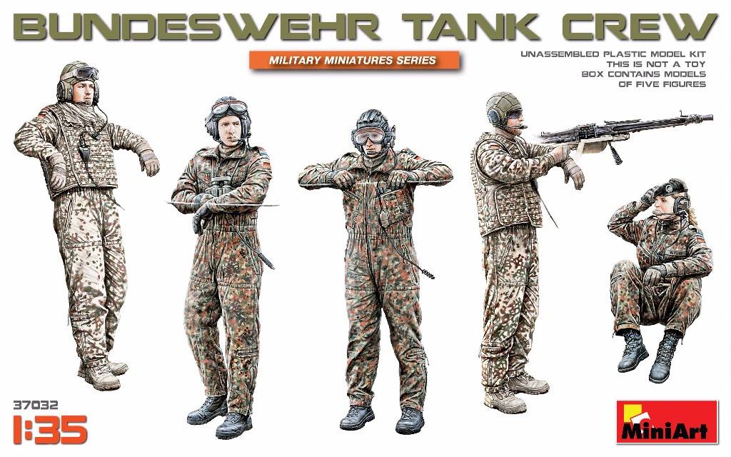 Figurines - Bundeswehr Tank Crew Kit contient 56 détails pour l'assemb
